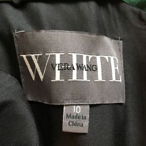 Vera Wang size 10 one shoulder black dress